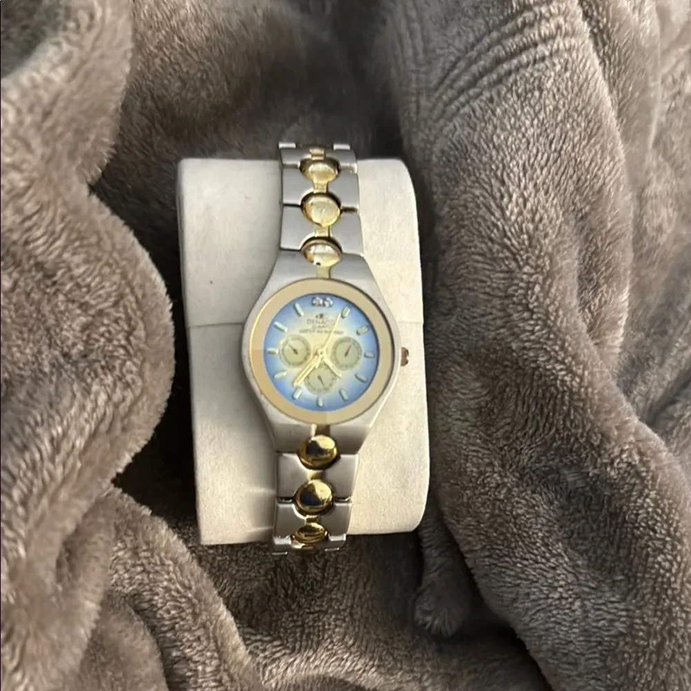 Elegant Silver and Gold Women's Watch